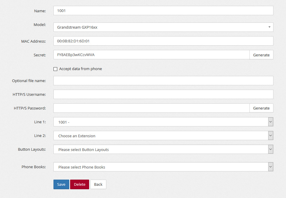 Provisioning - Creating a phone provisioning file – SiPalto Helpdesk